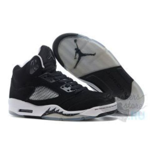 Air Jordan V (5) Retro "Oreo" Men (Black/Cool Grey/White)