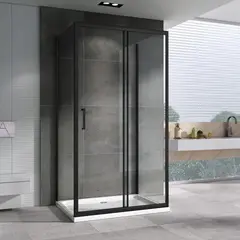 Душевой уголок ABBER Schwarzer Diamant AG30180B-S85B-S85B фото