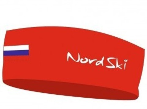 Повязка NordSki Active Red Rus NEW