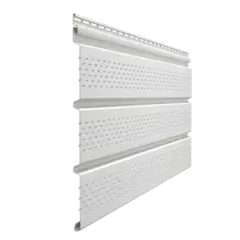 Софит с полной перфорацией DOCKE PREMIUM Пломбир 3000*305мм