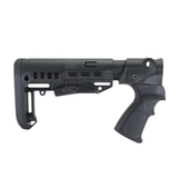 Телескопический приклад на МР-155, DLG Tactical черный