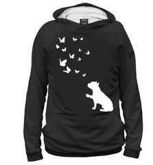 Толстовка "Стафф и бабочки"