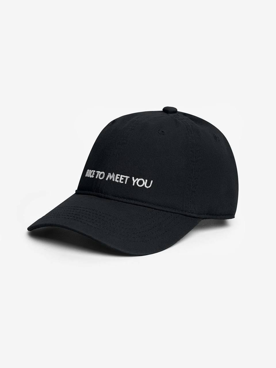 Кепка CAP/BLACK/RICE TO MEET YOU