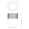 Decor Walther 0670849 Decor Walther OF.LINE BEOD Корзина для бумаги, цвет: Mocca / Moor