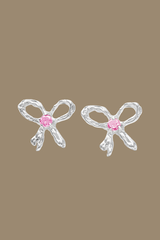 Серьги PINK RIBBON EARRINGS