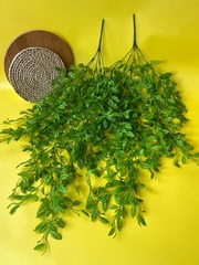 Ампельное растение, зелень искусственная свисающая, цвет зеленый, 73 см, набор 2 шт