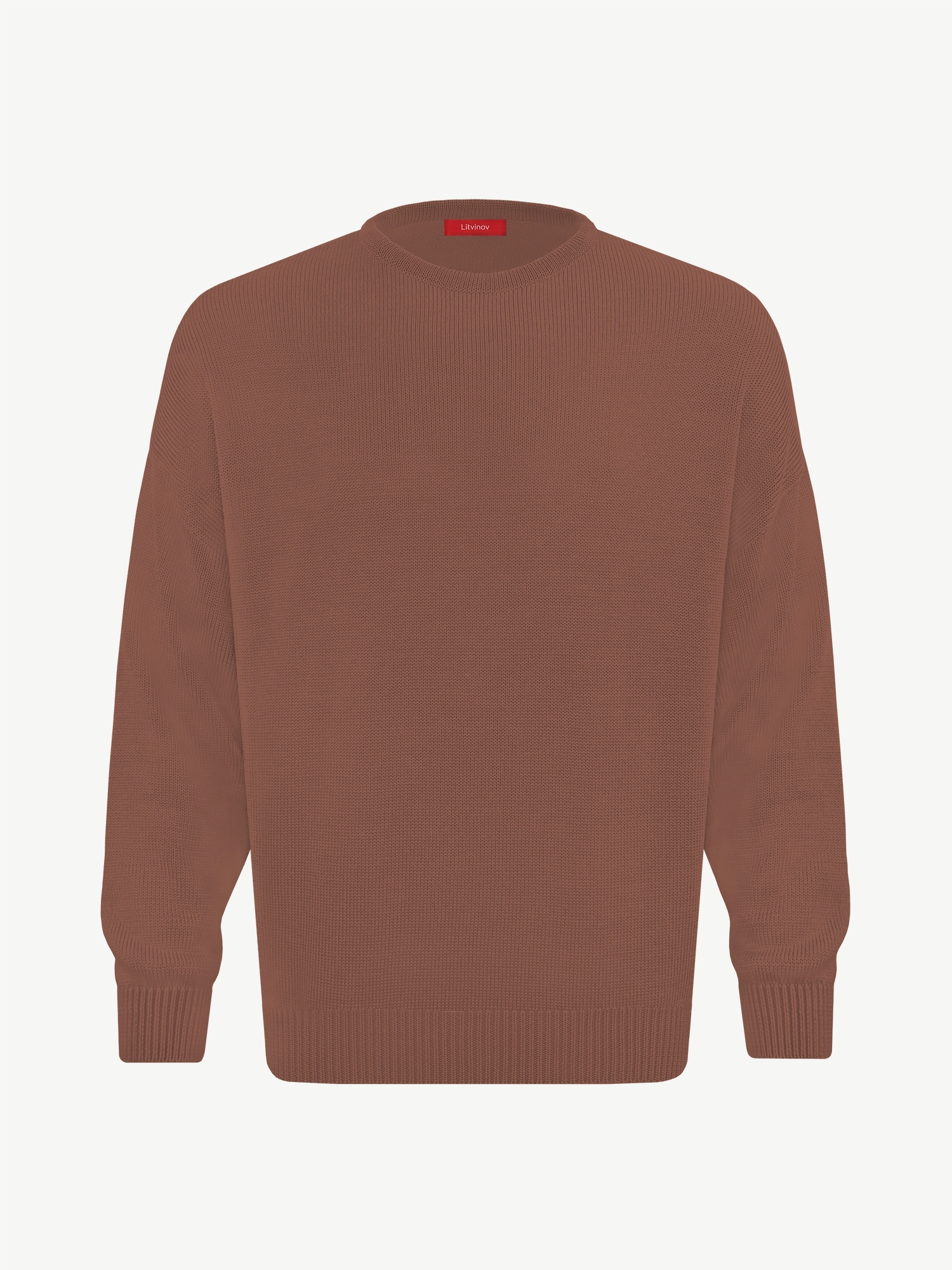 Джемпер оверсайз из экохлопка