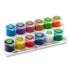 
          Гуашь Yalong 12 цветов, 25 мл., с кистью, картонная упаковка, "Tempera Paints"