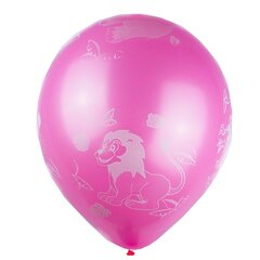 
          Шар воздушный детский Alingar , №12, "Zoo", ассорти (рисунок африканские звери), 100шт/уп, пакет с европодвесом