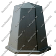 СТОЛБ БЕТОННЫЙ ШЕСТИГРАННЫЙ, ОКРАШЕННЫЙ