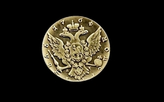 Силиконовый молд Монета Рубль 1764 г