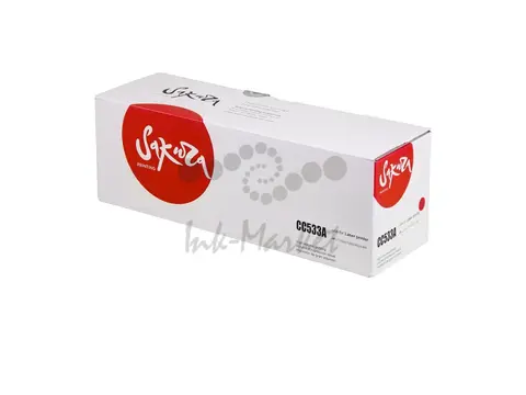 Картридж Sakura CC533A (304A) для HP, пурпурный, 2800 к.