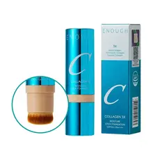 Enough Collagen 3x moisture Stick Foundation #21N 14g, Увлажняющая тональная основа-стик с кистью #21N, 14 г