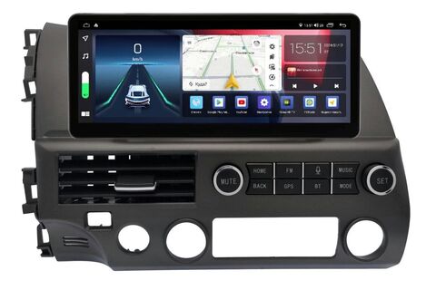Магнитола Honda Civic 4D (2006-2011) Android 11 6/128GB QLED DSP 4G модель HO-193TS18