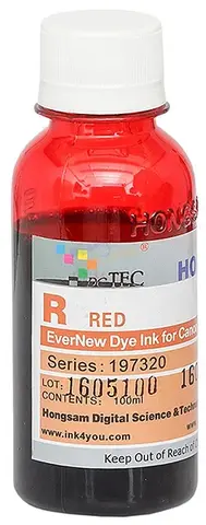 Чернила DCtec серии 197320 - Red (красный) 100 мл