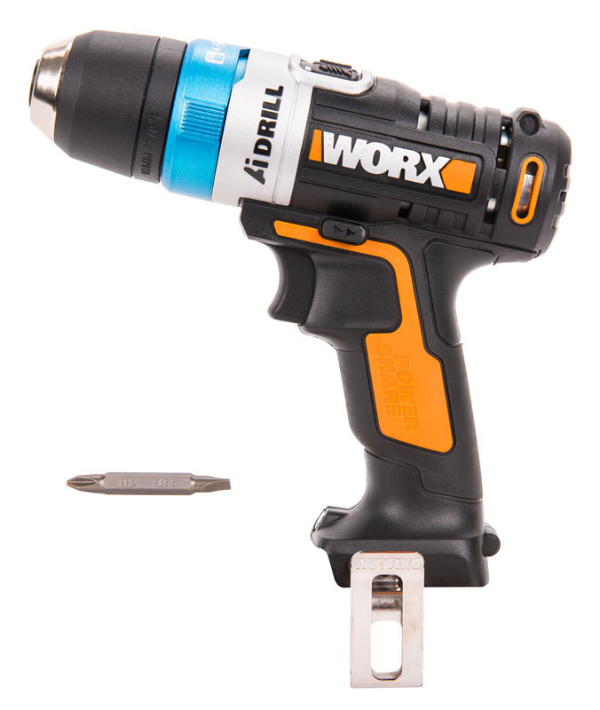 Дрель-шуруповерт аккумуляторная WORX AiDrill WX178.9, 20В, без АКБ и ЗУ