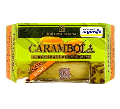 Мыло с пчелиным медом Copacabana Carambola Black Spot Herbal Soap, 130 гр.