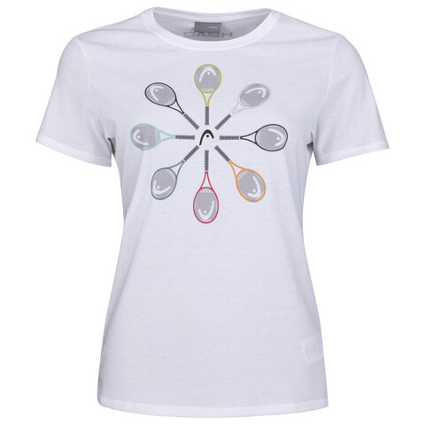 Футболка для девочки Head Racquet T-Shirt G - white