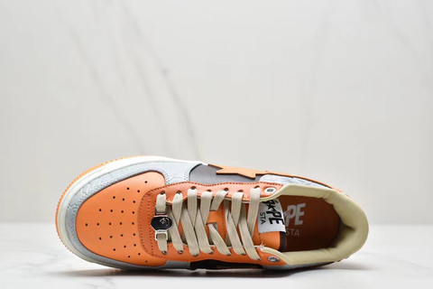 Bape Bapesta 'Orange/Grey' 