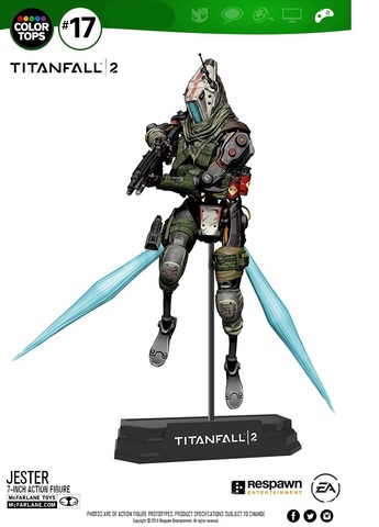 Титанфалл 2 фигурка Джестер — Titanfall 2 Jester Color Tops