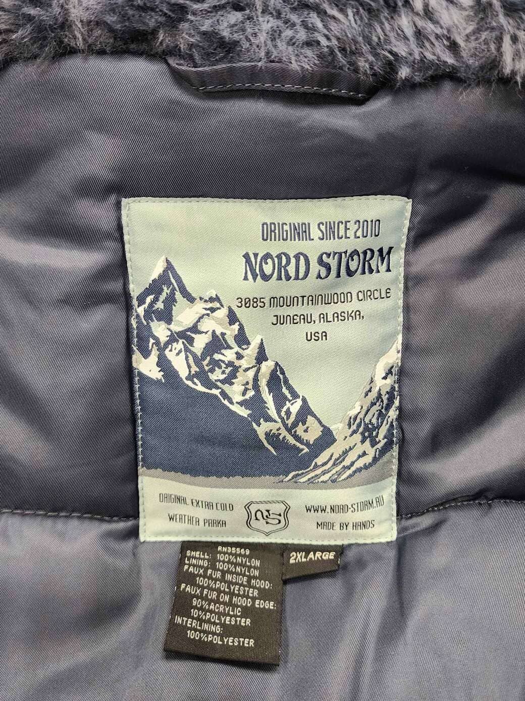 Куртка Аляска N-3B Husky II Nord Storm 2021 (стальной синий - steel blue)