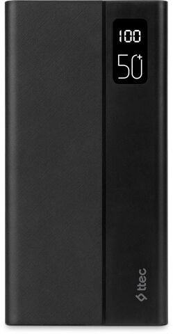 Внешний аккумулятор TTEC ReCharger Mega LCD 50000 mAh PD 20W Powerbank, черный