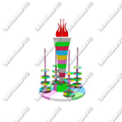 Электрическая карусель детская 4KIDS "Незабываемое приключение"