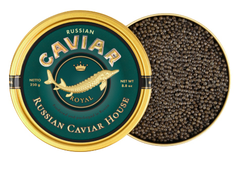 Икра черная осетровая "Роял", 250г