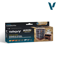 Wizkids premium set by vallejo: wood & steel