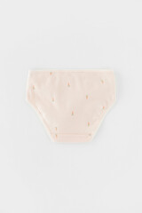 набор трусы/ уп  для девочки  К 1931-3уп/бл.персиковый,пыльный персик,зайчики