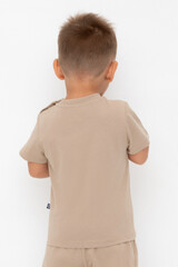 фуфайка  для мальчика  КР 302756/темно-бежевый к568