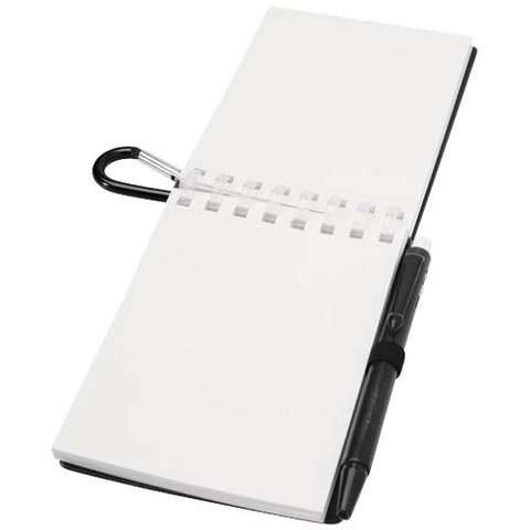 Lig Mini набор из блокнота в мягкой обложке из переработанного пластика и шариковой ручки (синие чернила)