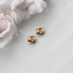 Бусина спейсер, 9 мм, позолота, П787