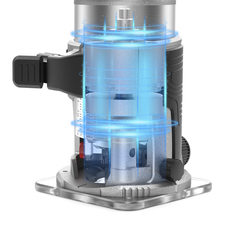 Фрезер аккумуляторный Greenworks G24RO 24V, без АКБ и ЗУ