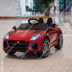 Детский электромобиль "Jaguar" красный