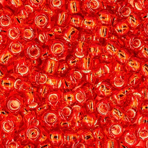 Японский бисер TOHO Round 8/0 (№25), с внутренним серебрением, прозрачный