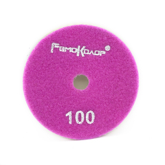 74-4-010 Круг алмазный гибкий шлифовальный АГШК / ЧЕРЕПАШКА, 100 мм, № 100, влажная шлифовка РемоКолор