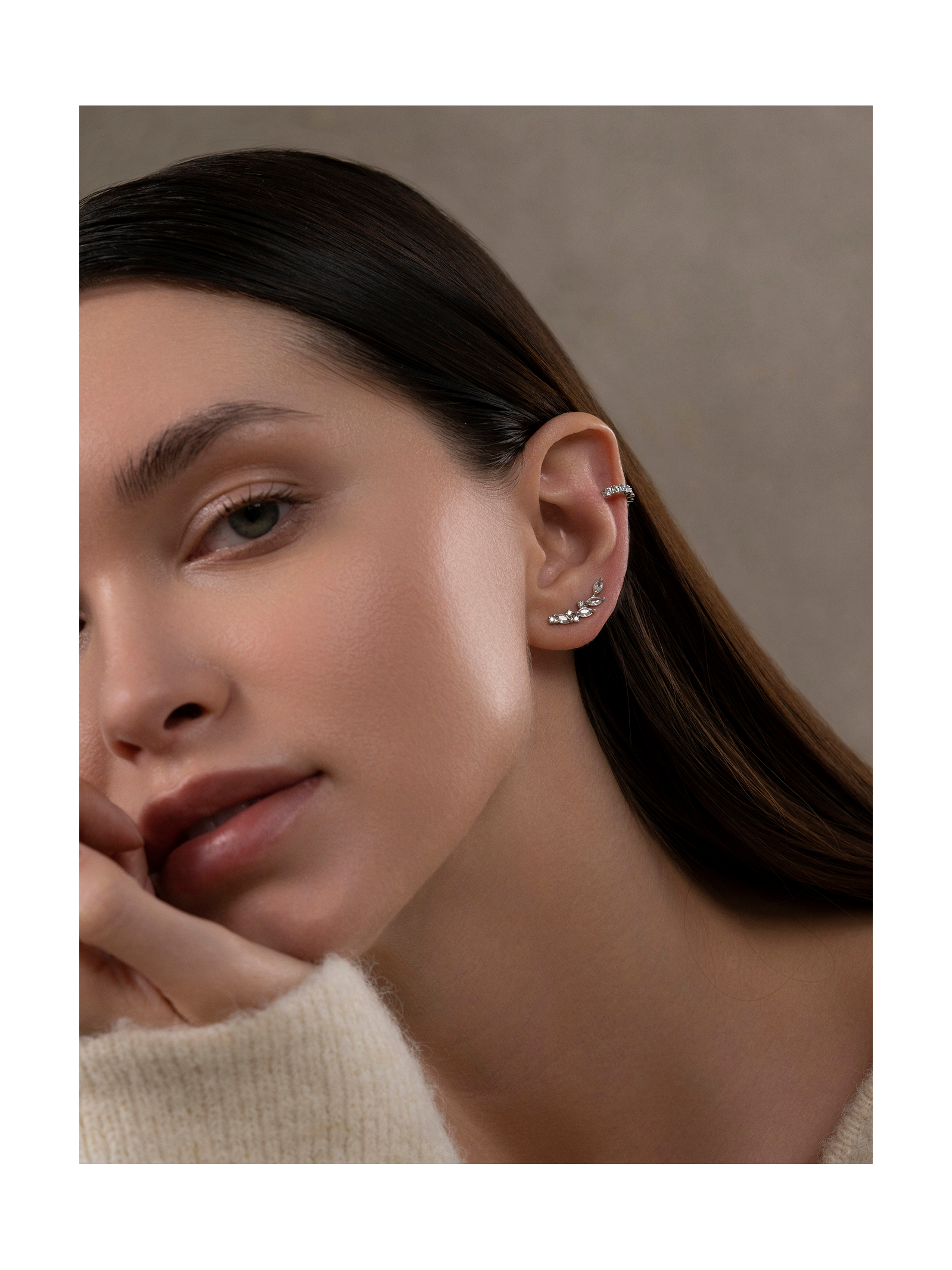 Серьги клаймберы Нимфа