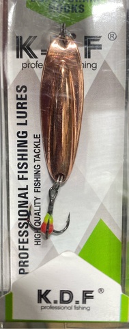23 Блесна зимняя KDF Bergos 130-8012 6 гр 42 мм цв copper