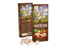 Мармелад 150 г Клубничный в белом шоколаде "Православный" СЛАДАРТ.