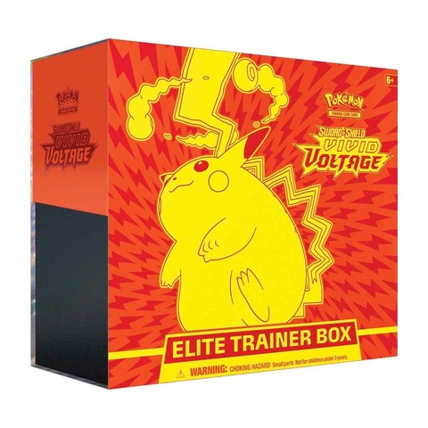 Набор карточек Pokemon TCG: Sword & Shield Elite Trainer Box (Vivid Voltage) (на английском языке)