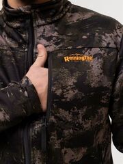 Демисезонный джемпер для охоты Remington Polar Dream FIT Black Camo на remingtonn.ru