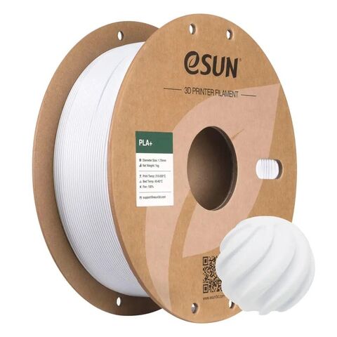 Пластик для 3D-печати eSUN PLA+, 1.75 мм, 1 кг, холодно-белый, PLA+175C-W1P1