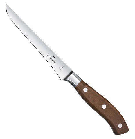 Профессиональный кухонный нож Victorinox Grand Maitre Wood Boning Knife, обвалочный, длина лезвия 15 см. (7.7300.15G) | Wenger-Victorinox.Ru