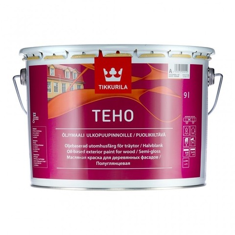Tikkurila Teho / Тиккурила Техо масляная краска для деревянных фасадов