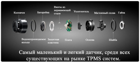 Система контроля давления в шинах ParkMaster TPMS-8886