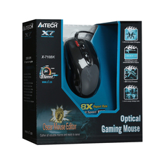Компьютерная мышь A4Tech X7 X-710BK 3-Fire Extra High Speed Oscar Editor Black