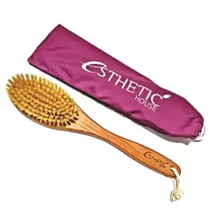 Дренажная щётка для сухого массажа из бука и натуральной щетины Esthetic House Dry Massage Brush