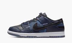 Nike Dunk Low "Scrap Black Navy"