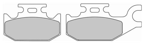 FDB2307SG Тормозные колодки дисковые MOTO, блистер 2 шт